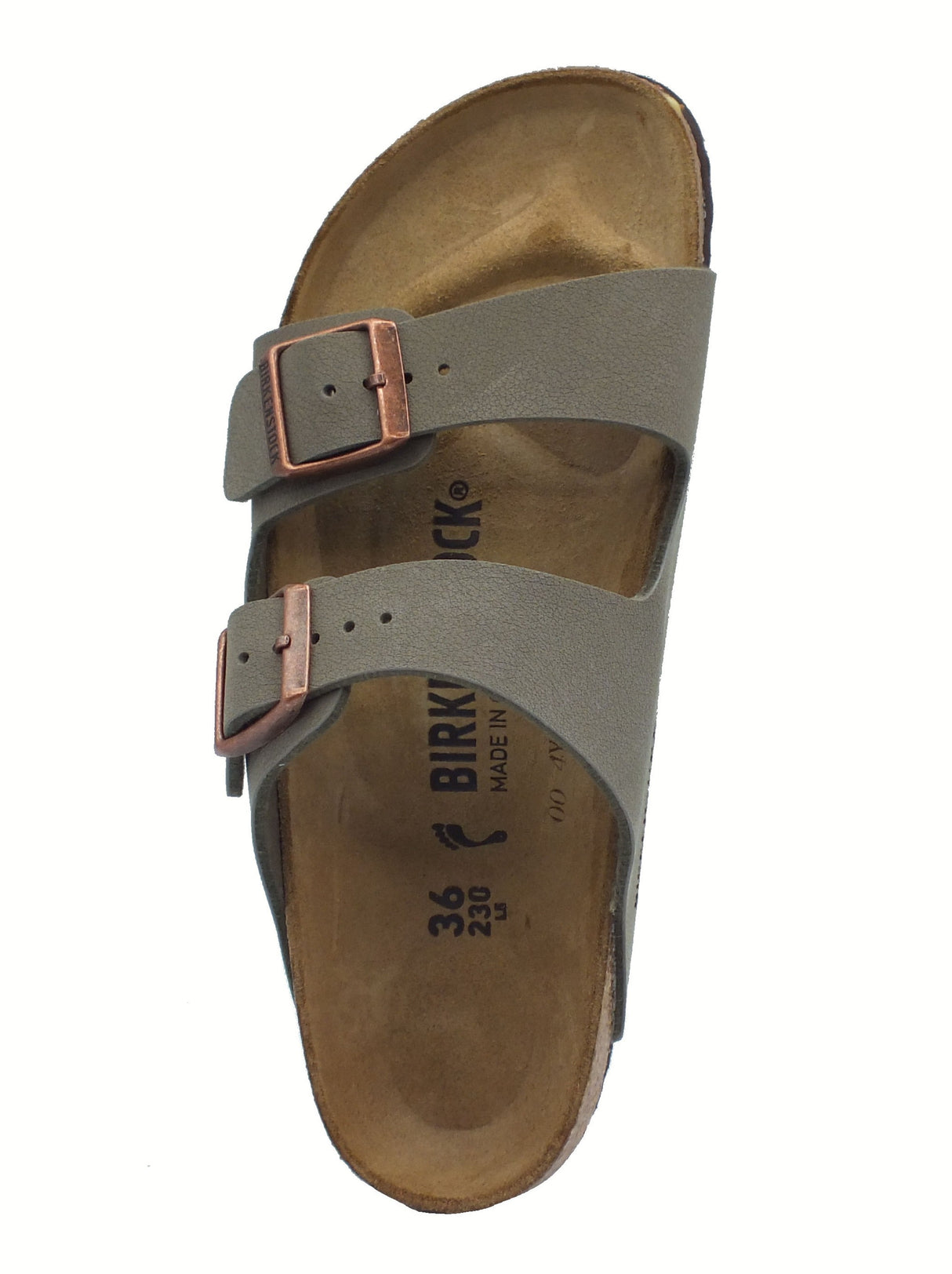 Birkenstock Birkenstock 0151213 Arizona BS Stone Sandali per Uomo doppia fibia Stone