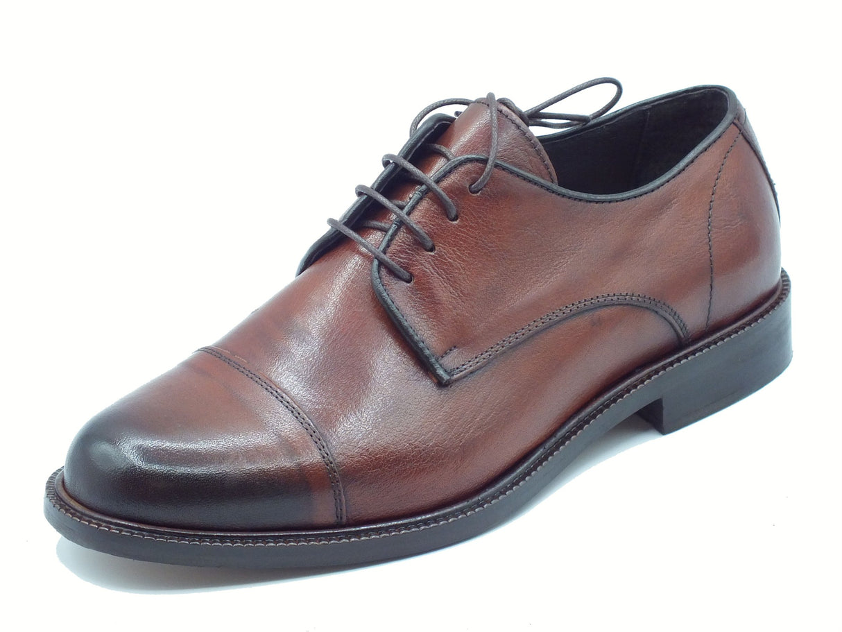 Exton Exton Eleganti Uomo 6620 Vitello Toscano Legno pelle marrone testa di moro