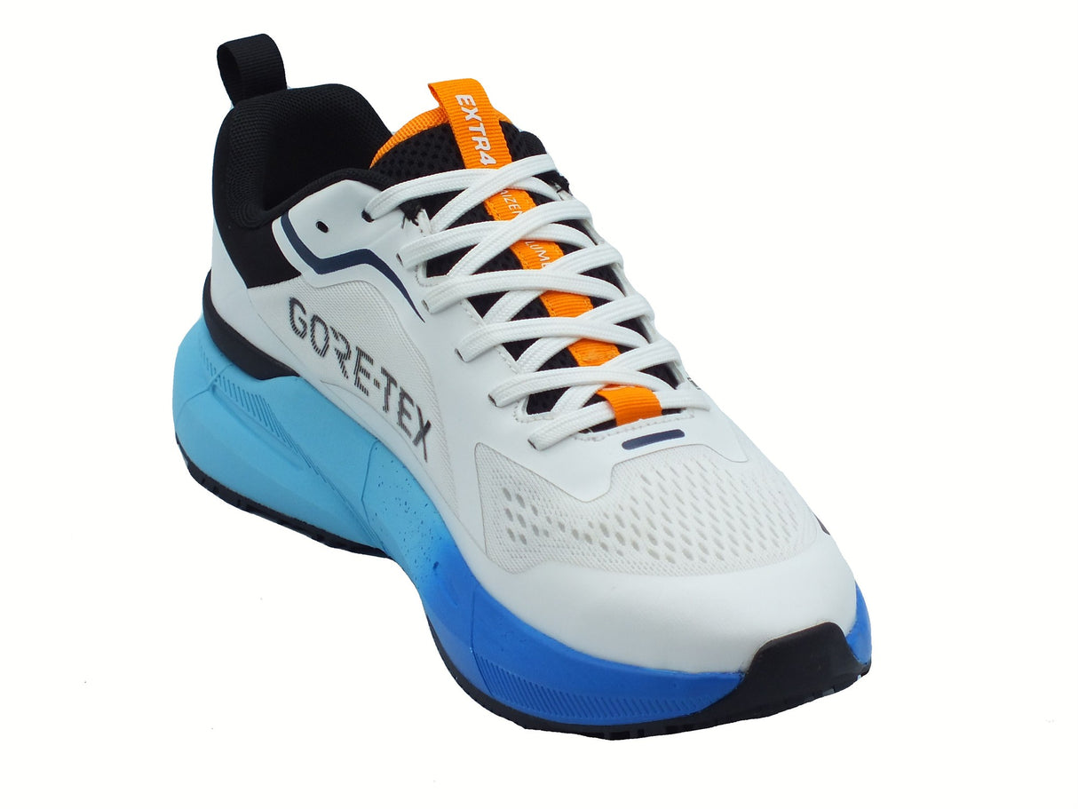 EXTR4 Extr4 7700000 Nylon Bianco Scarpe Sportive per Uomo in tessuto Goretex con foam Bianco