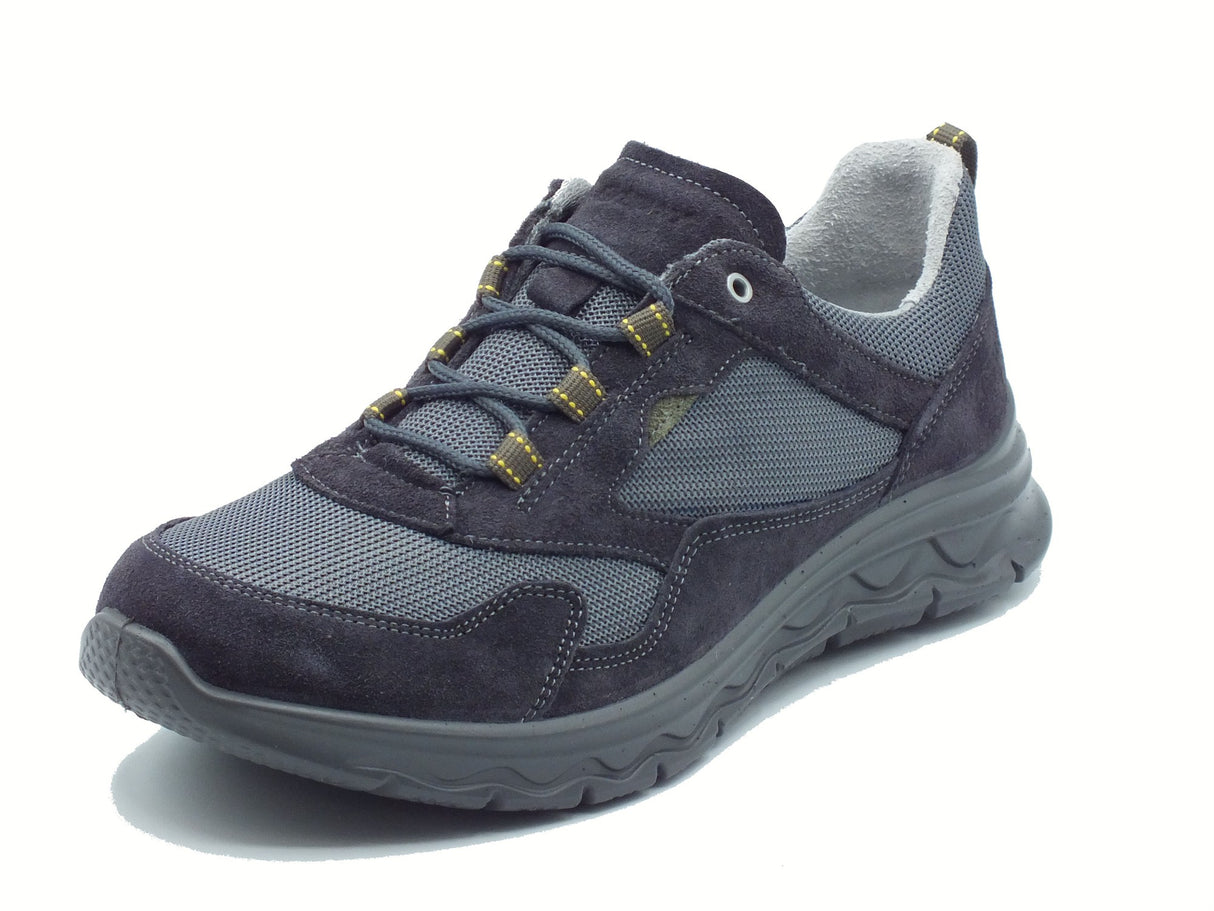 Grisport Grisport 44514V7T Depp Vesuvio Casual ABS per Uomo in nabuk e tessuto grigio scuro Depp Vesuvio