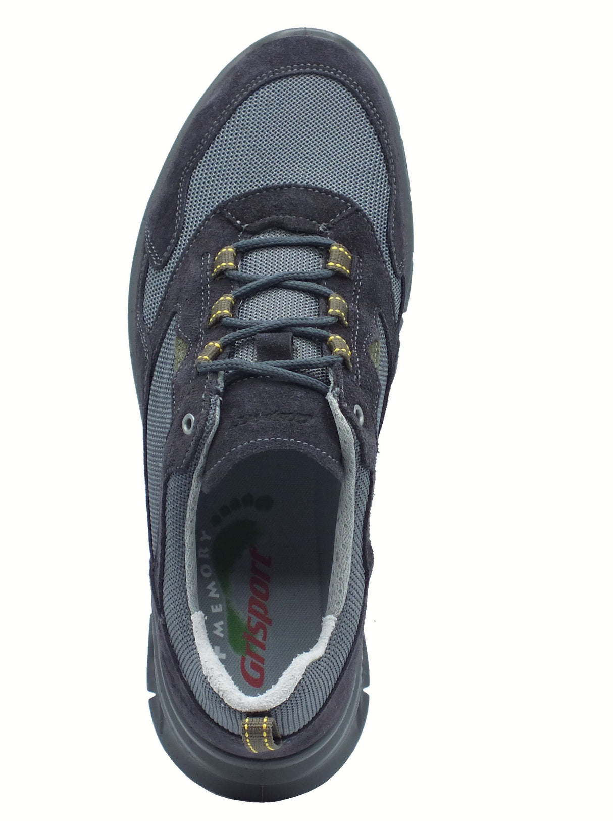 Grisport Grisport 44514V7T Depp Vesuvio Casual ABS per Uomo in nabuk e tessuto grigio scuro Depp Vesuvio