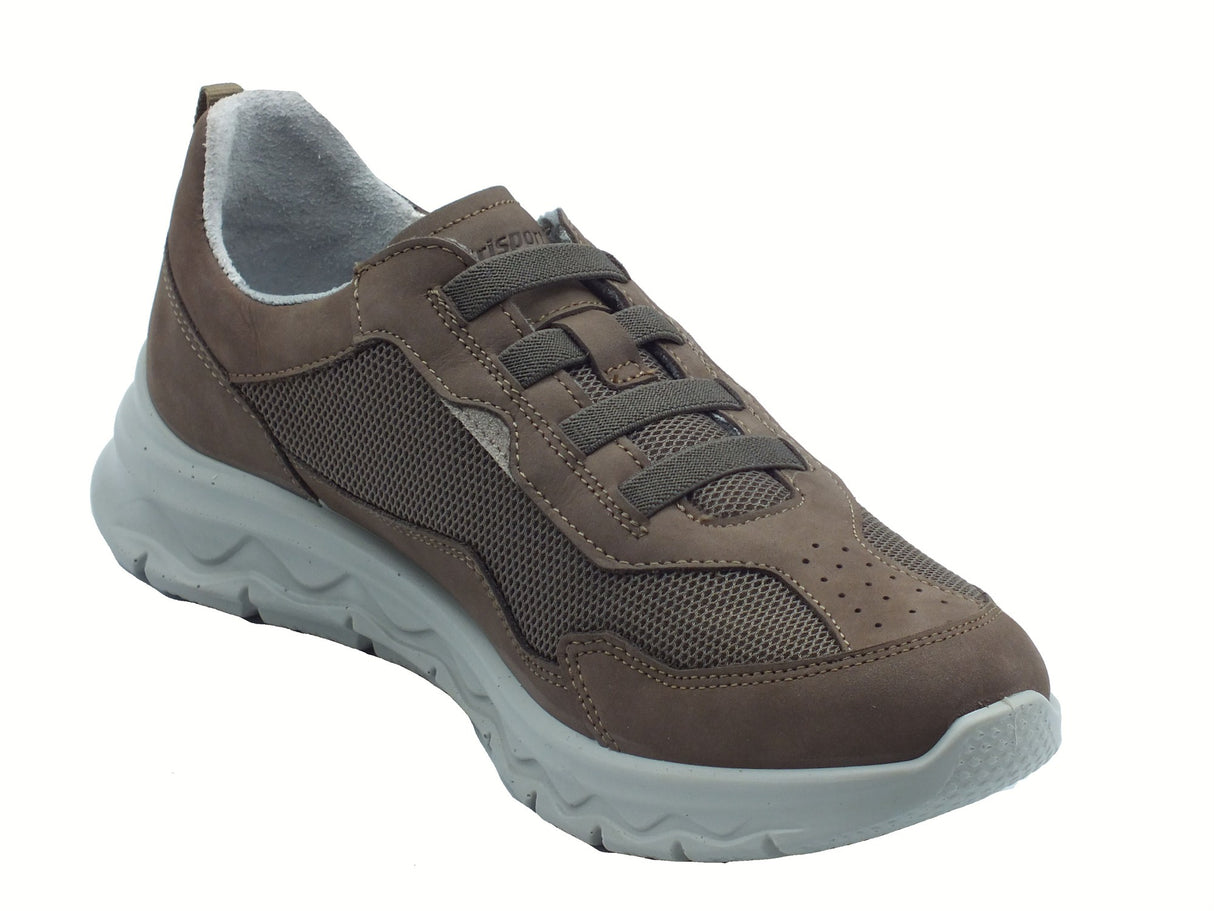 Grisport Grisport 44518S11T Visone Leggero Scarpe Slip On per Uomo in nabuk e tessuto Visone Leggero