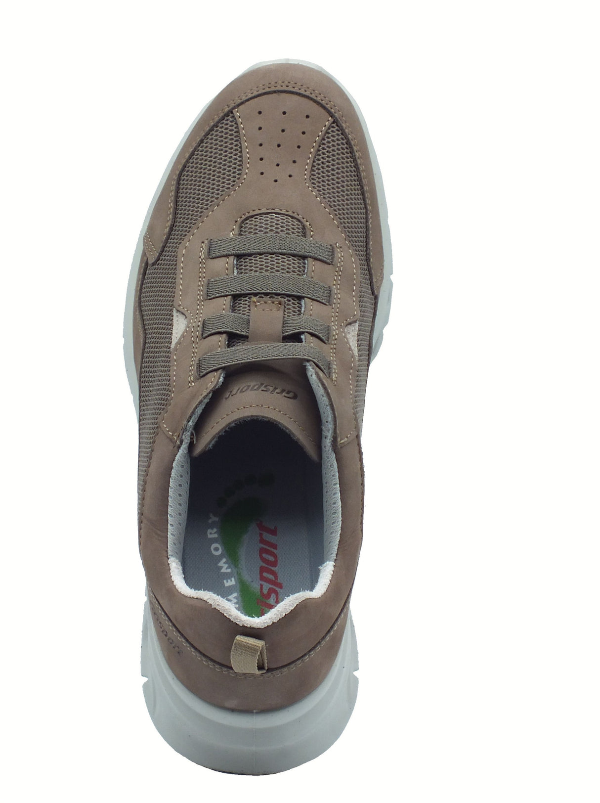 Grisport Grisport 44518S11T Visone Leggero Scarpe Slip On per Uomo in nabuk e tessuto Visone Leggero