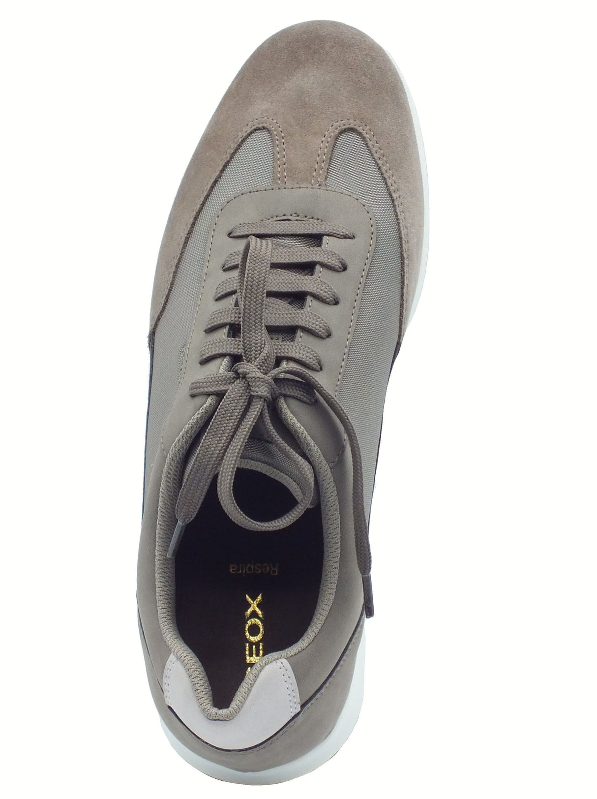 Geox Geox U55H5C Avery Dove Grey Sneakers Sportive per Uomo in nabuk e tessuto grigio Grey