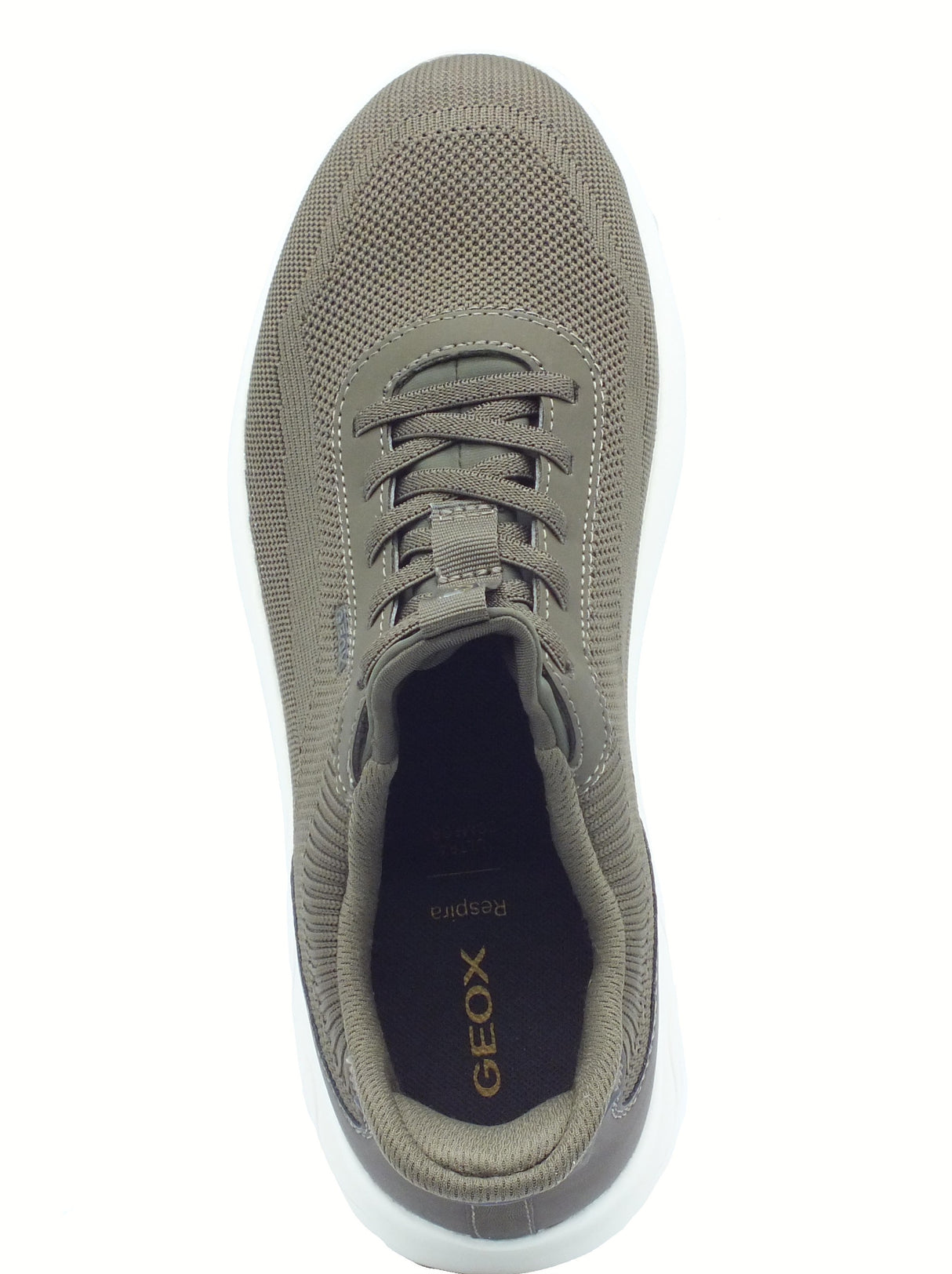 Geox Geox U55MPA Spherica Military Sneakers Sportive per Uomo in tessuto verde Military