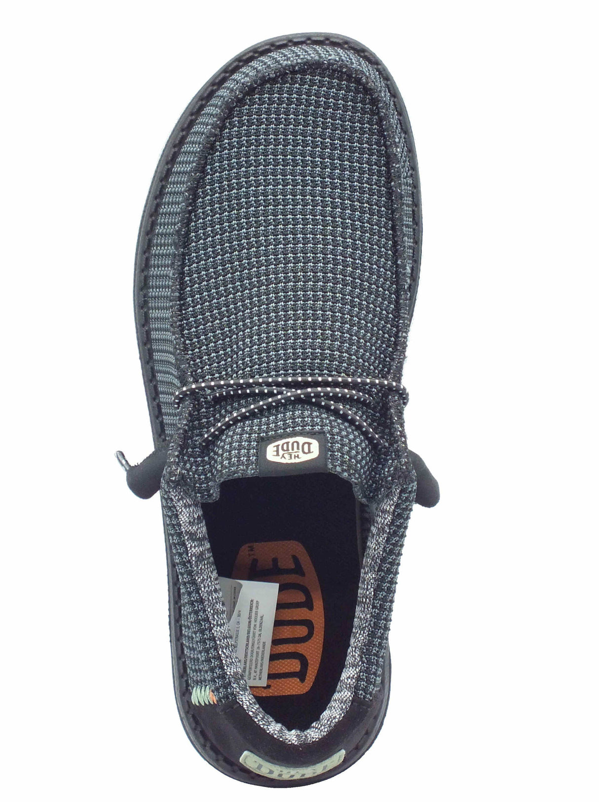 Hey Dude HeyDude 40403 Wally Sport Mesh Black Scarpe per Uomo in tessuto nero Black