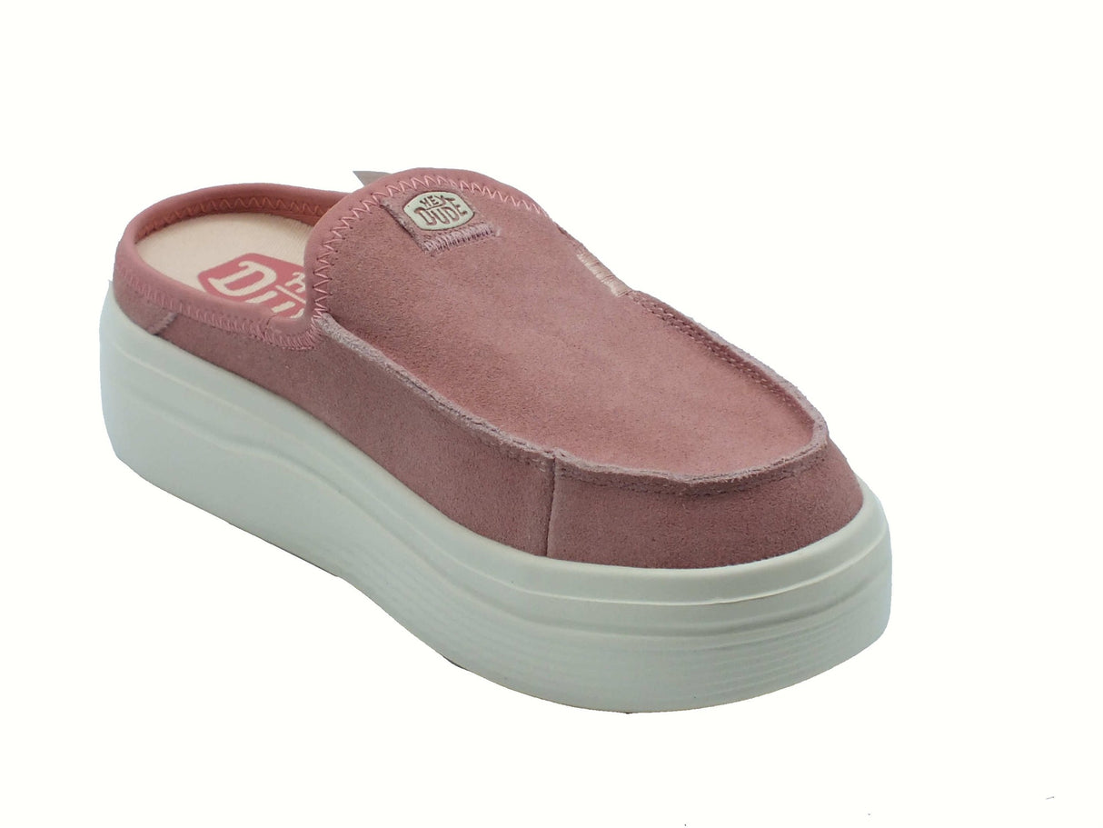 Hey Dude HeyDude 41272 Austin Lift Classic Rosette Sabot per Donna in tessuto rosso Rosette