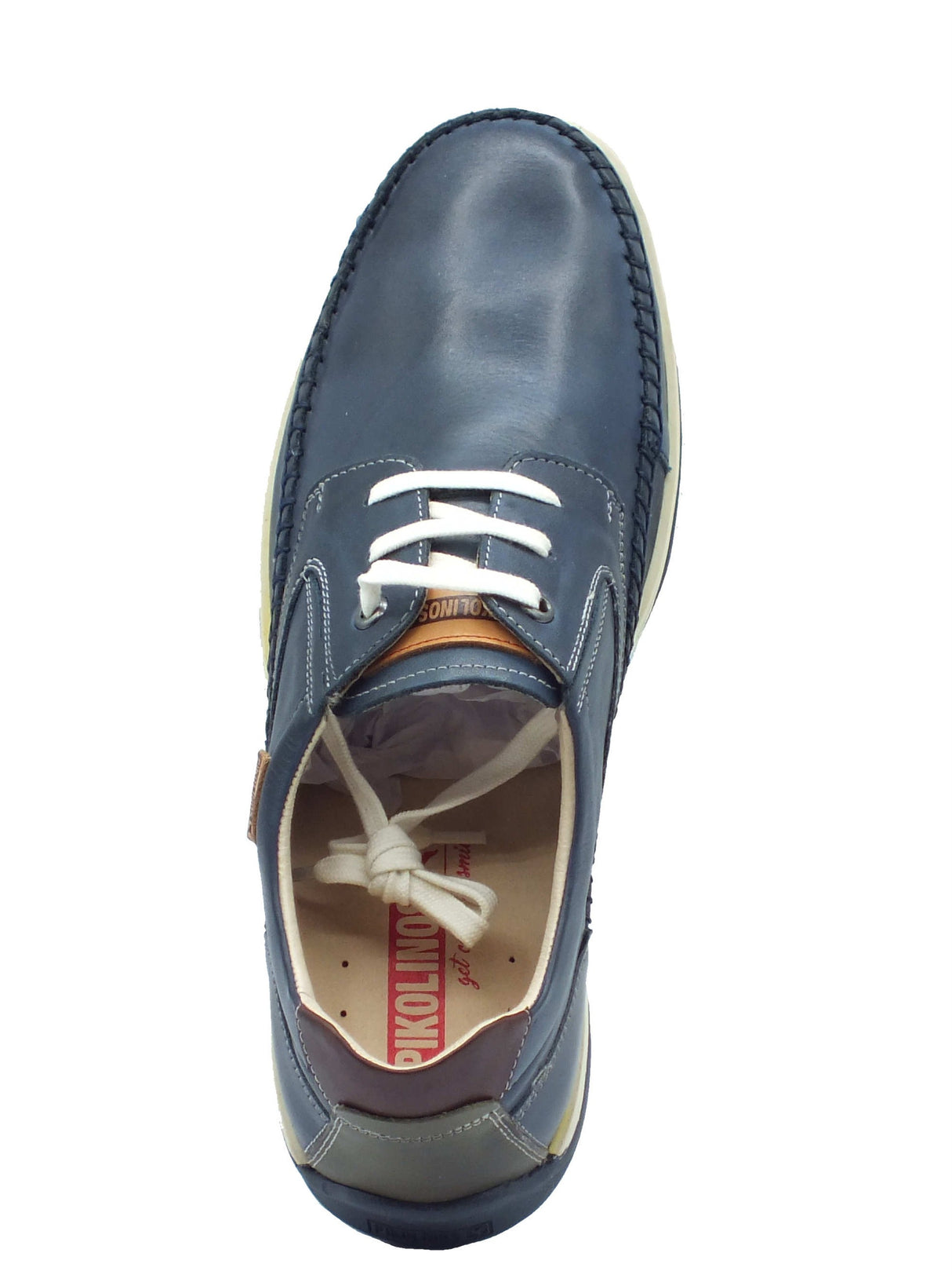 Pikolinos Pikolinos 4118 Marbella Blue Scarpe per Uomo in pelle colore blu Blue
