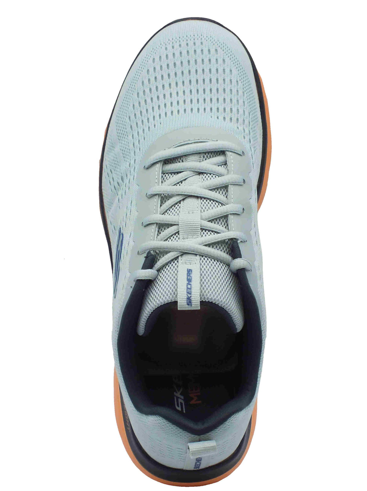 Skechers Skechers Sport 232395 Summits Torre Gray Orange Scarpe Sportive per Uomo in tessuto grigio Gray Orange