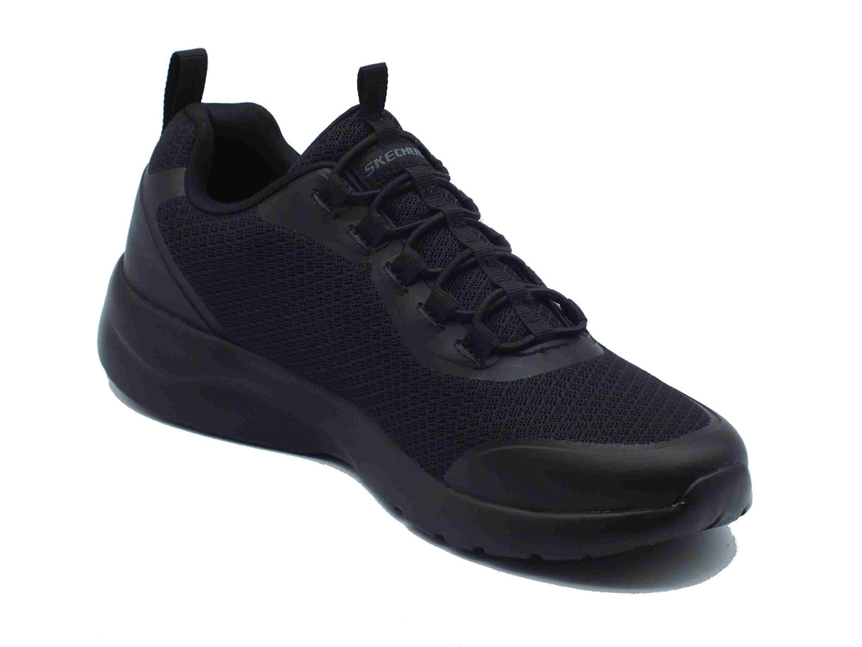 Skechers Skechers Sport 894133 Dynamight SetNer Black Scarpe Sportive per Uomo in tessuto con memory foam Black