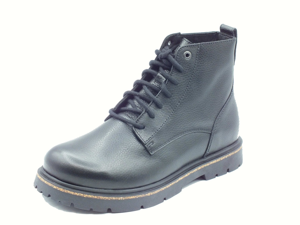 Birkenstock Birkenstock 1030756 Highwood Lace Mid Black Scarponcini per Uomo in pelle Black