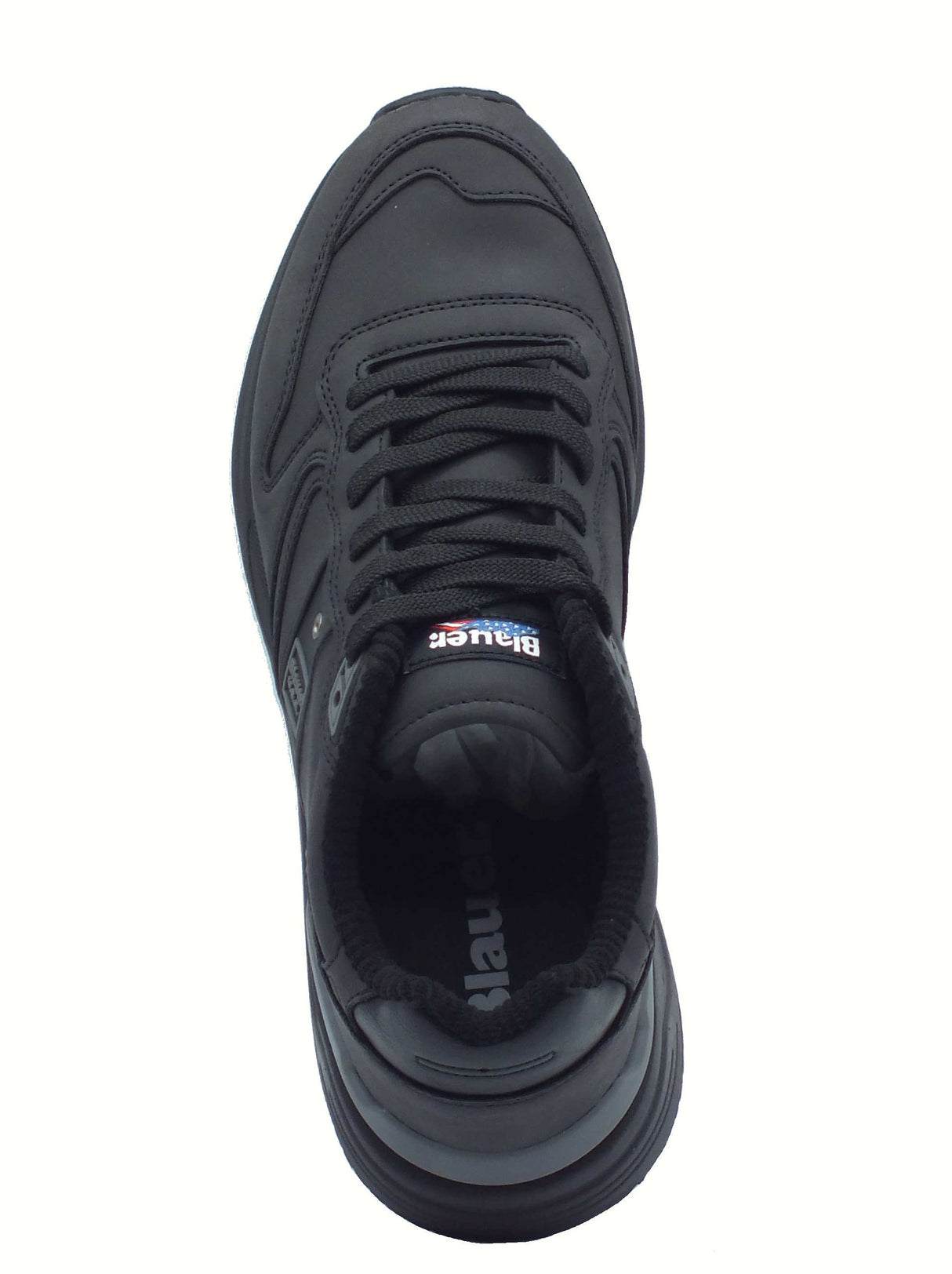 Blauer USA Blauer USA F5RAY04 Black Sneakers Sportive per Uomo in pelle e tessuto Black