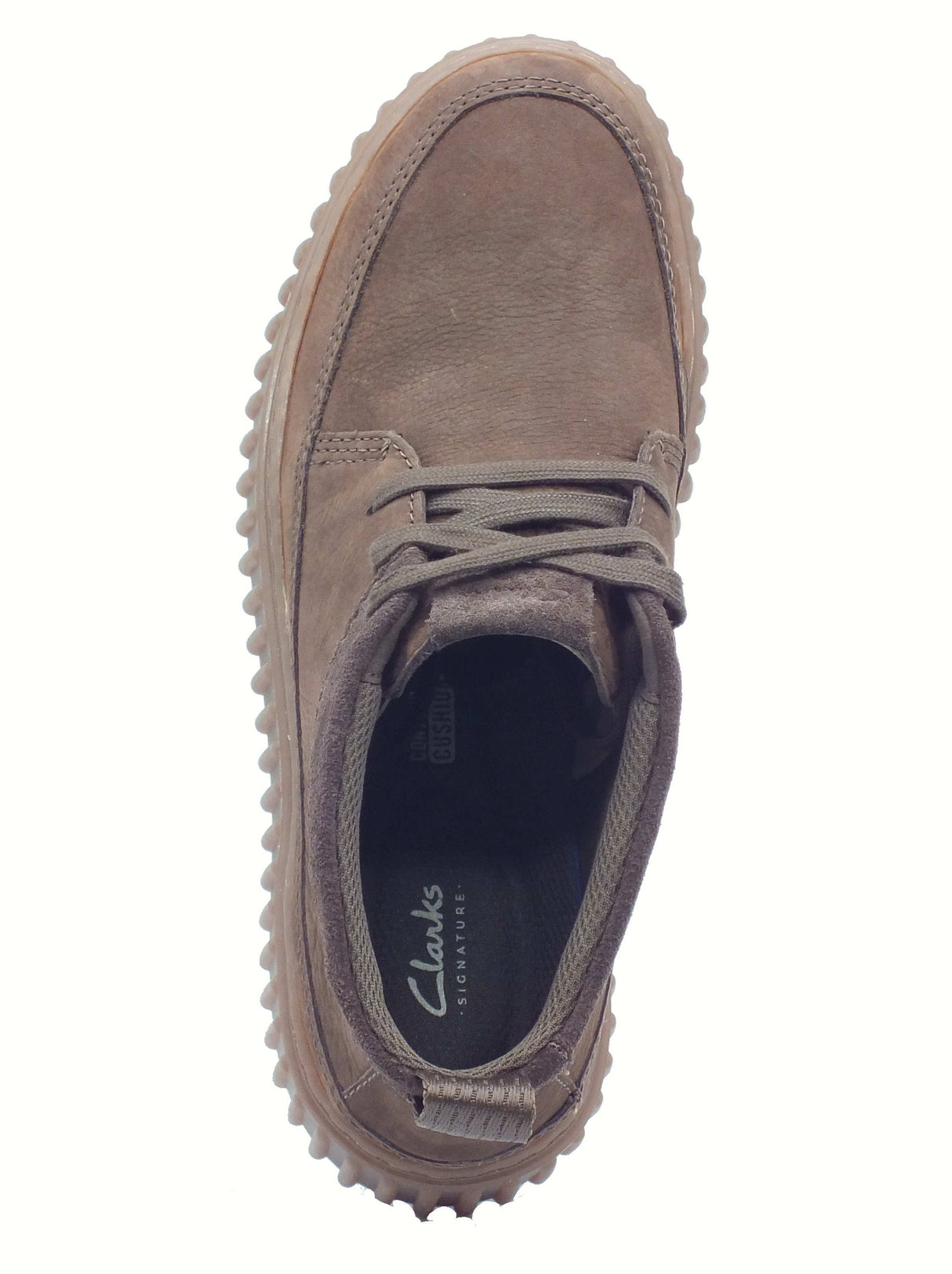 Clarks Clarks Torhill LaceHi Dark Brown Nub Scarponcini modello Ingegnere per Uomo in pelle testa di moro Dark Brown