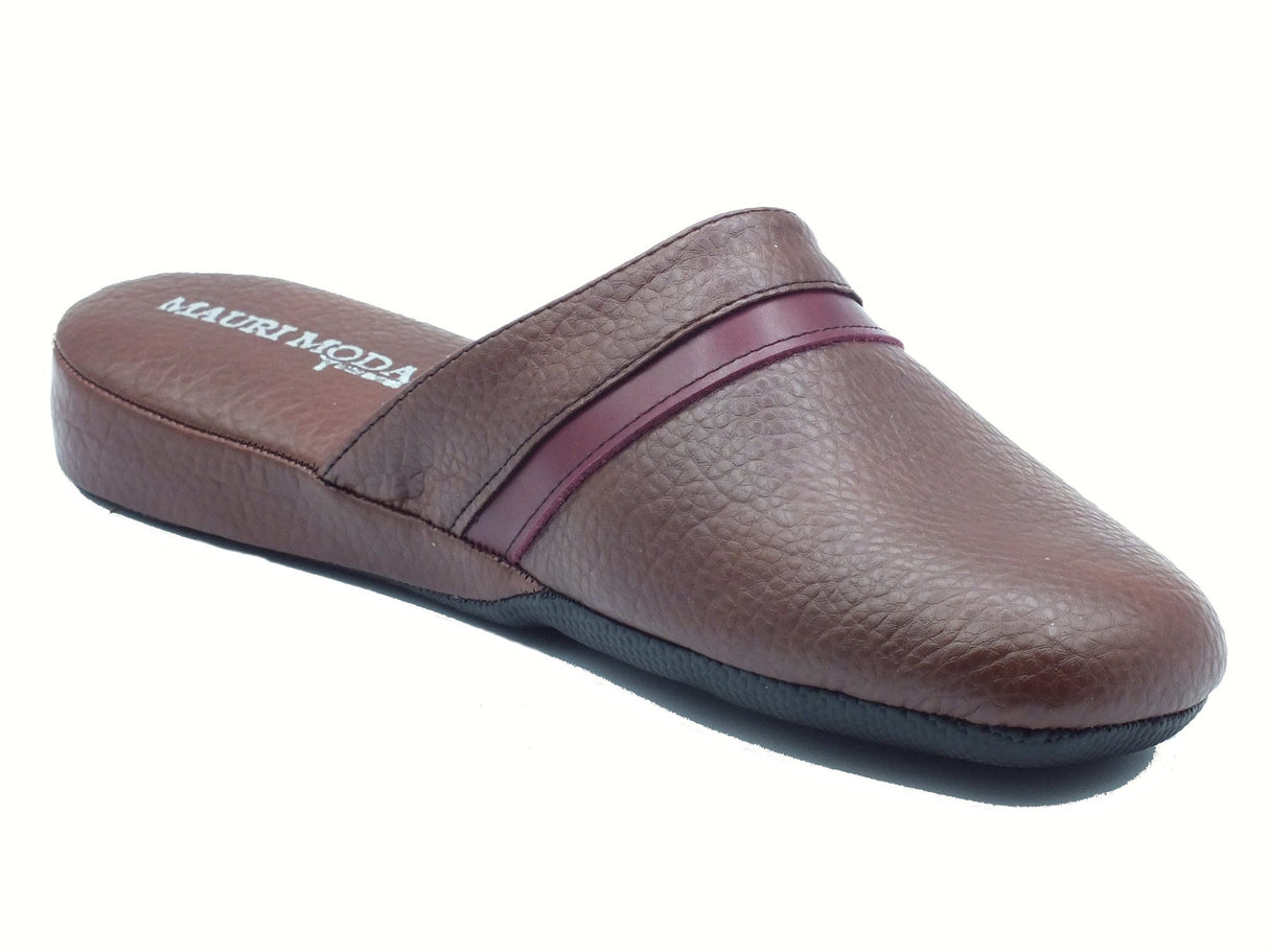 Cinzia Soft Mauri Moda by Cinzia Soft IAO401 Marrone Pantofole per Uomo in pelle Marrone