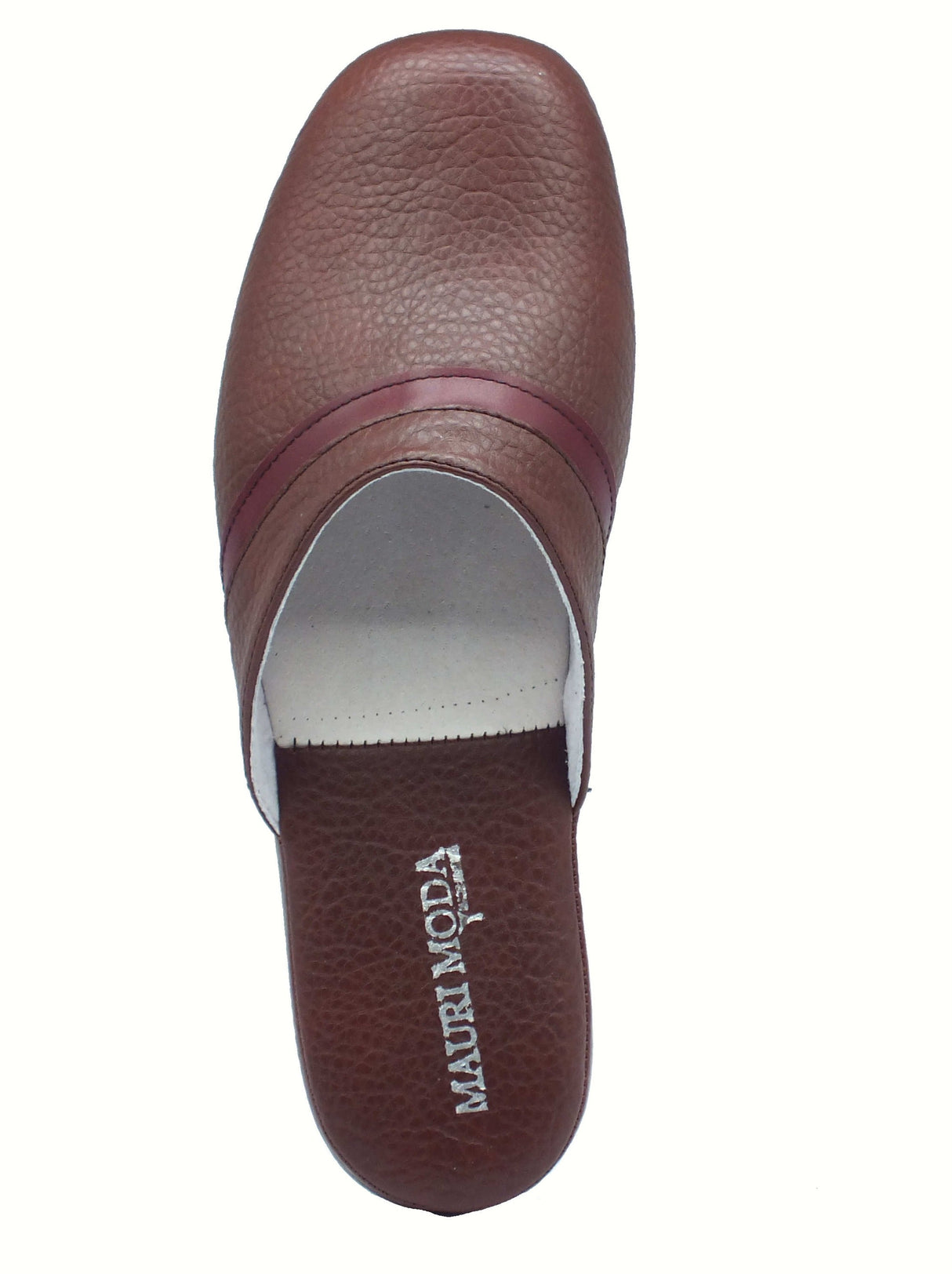 Cinzia Soft Mauri Moda by Cinzia Soft IAO401 Marrone Pantofole per Uomo in pelle Marrone