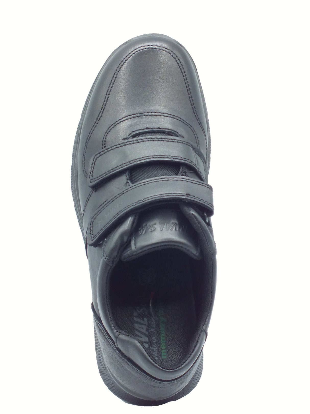 ENVAL Soft ENVAL Soft 8729100 Nappa Soft Nero Sneakers per Uomo in pelle con doppio strappo Nero