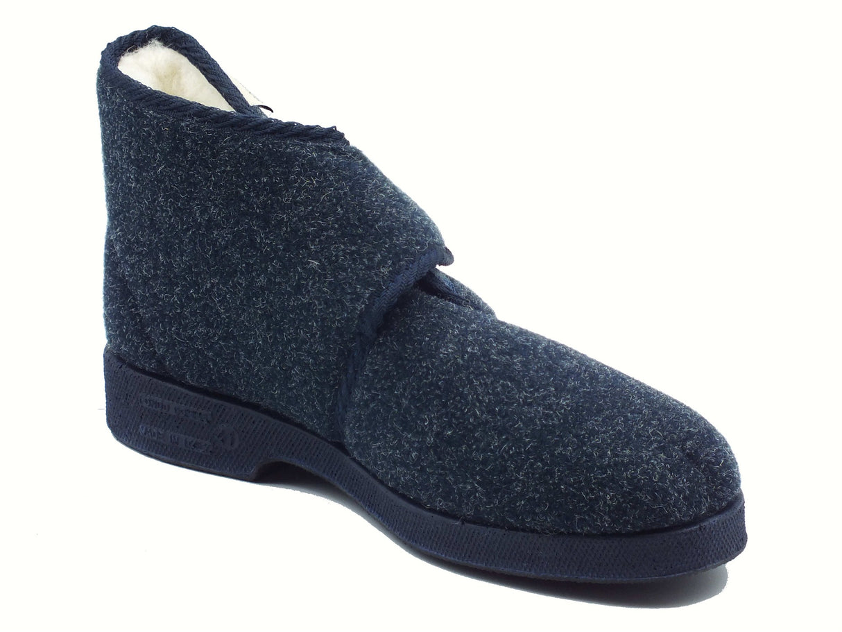 Grunland Grunland EZIO PA0009 Blu Pantofole chiuse per Uomo in tessuto blu Blu
