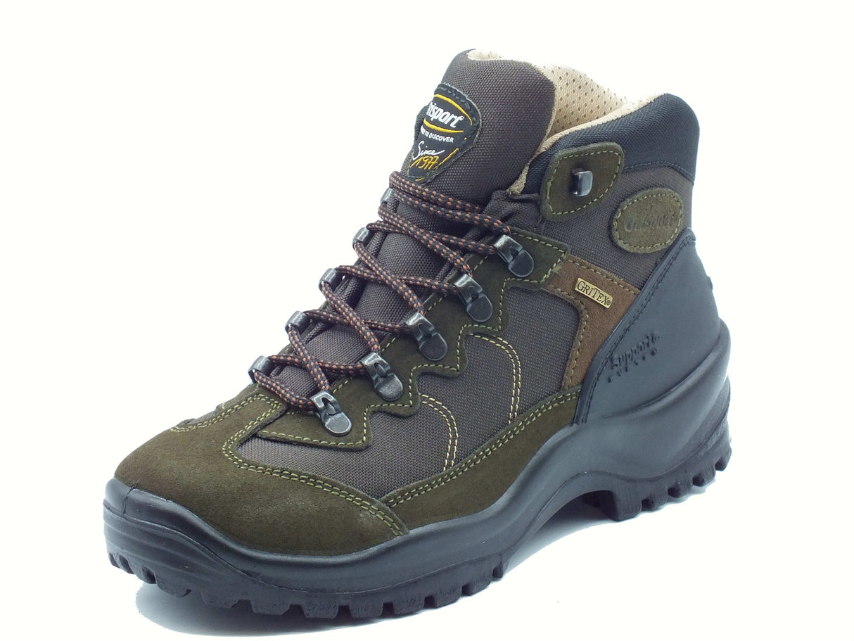 Grisport Grisport 10694S3G Oliva Scuro Scarpe per Uomo in camoscio e tessuto Oliva Scuro
