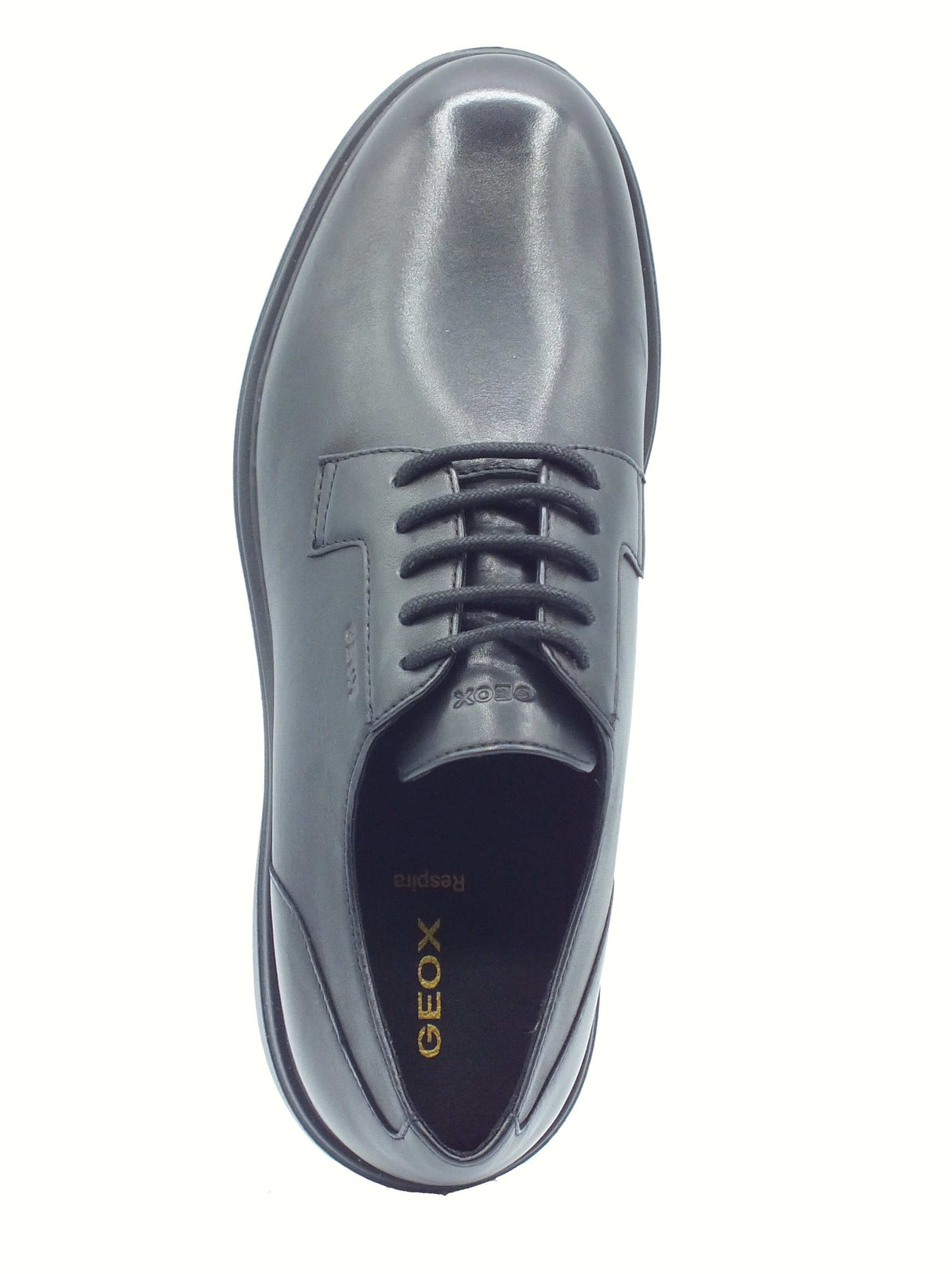 Geox Geox U16DCD Ottavio Black Scarpe per uomo in pelle nera Black