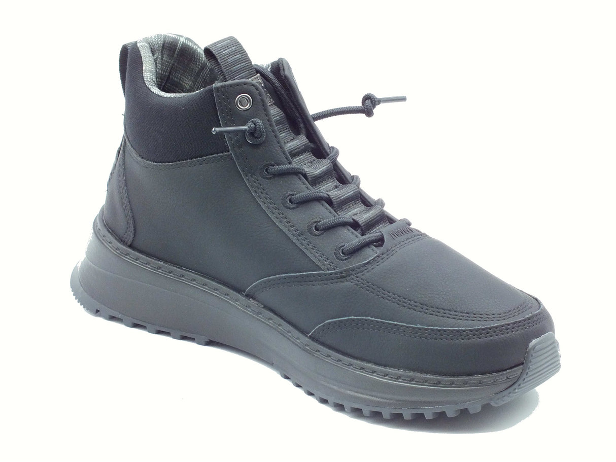 Hey Dude HeyDude 42059 Tahoe Classic Black Scarponcini per Uomo in pelle marrone Black