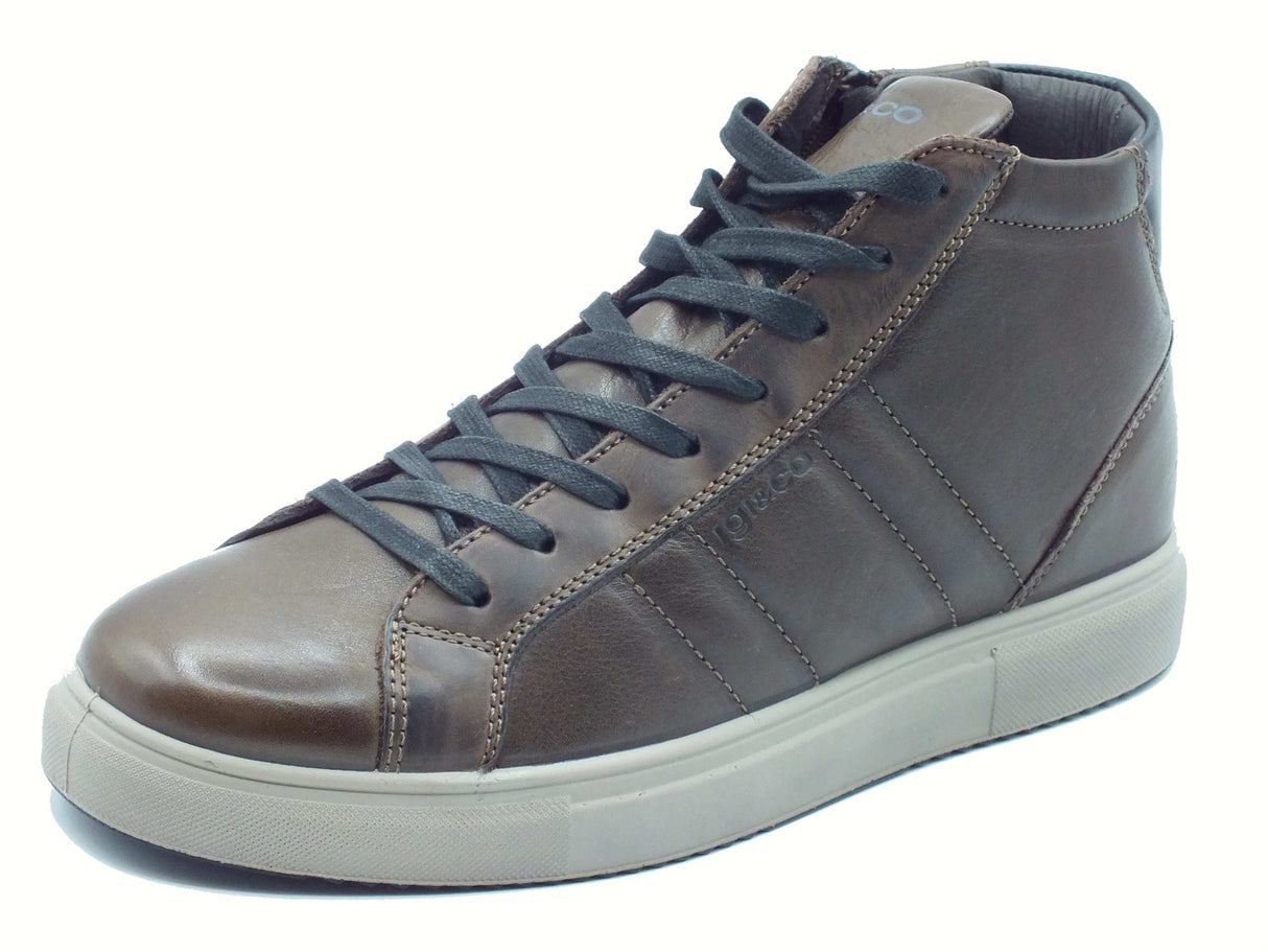 Igi&Co Igi&Co 8635500 Vitello Rag Caffè Scarponcini Sneakers per Uomo in pelle Caffè