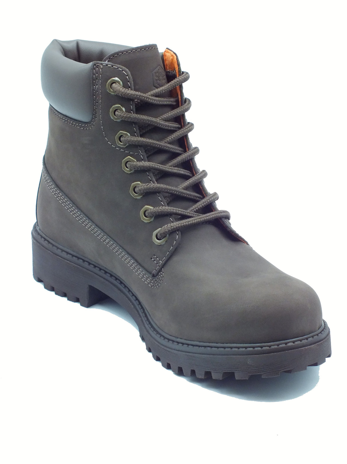 Lumberjack Lumberjack River 2 Total Dark Brown Scarponcini per Uomo in nabuk Dark Brown