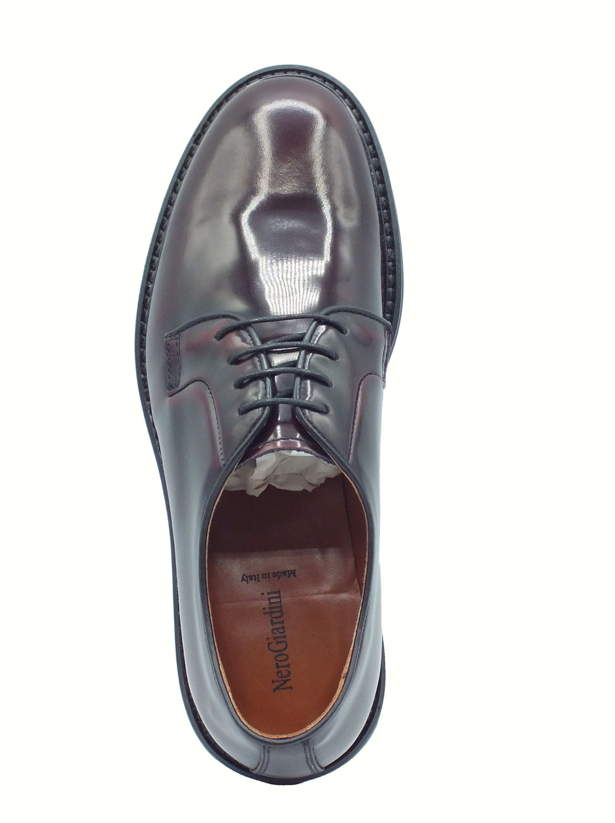 Nero Giardini NeroGiardini I500601U Cordovan Bordò Scarpe eleganti per Uomo in pelle abrasivata Bordò