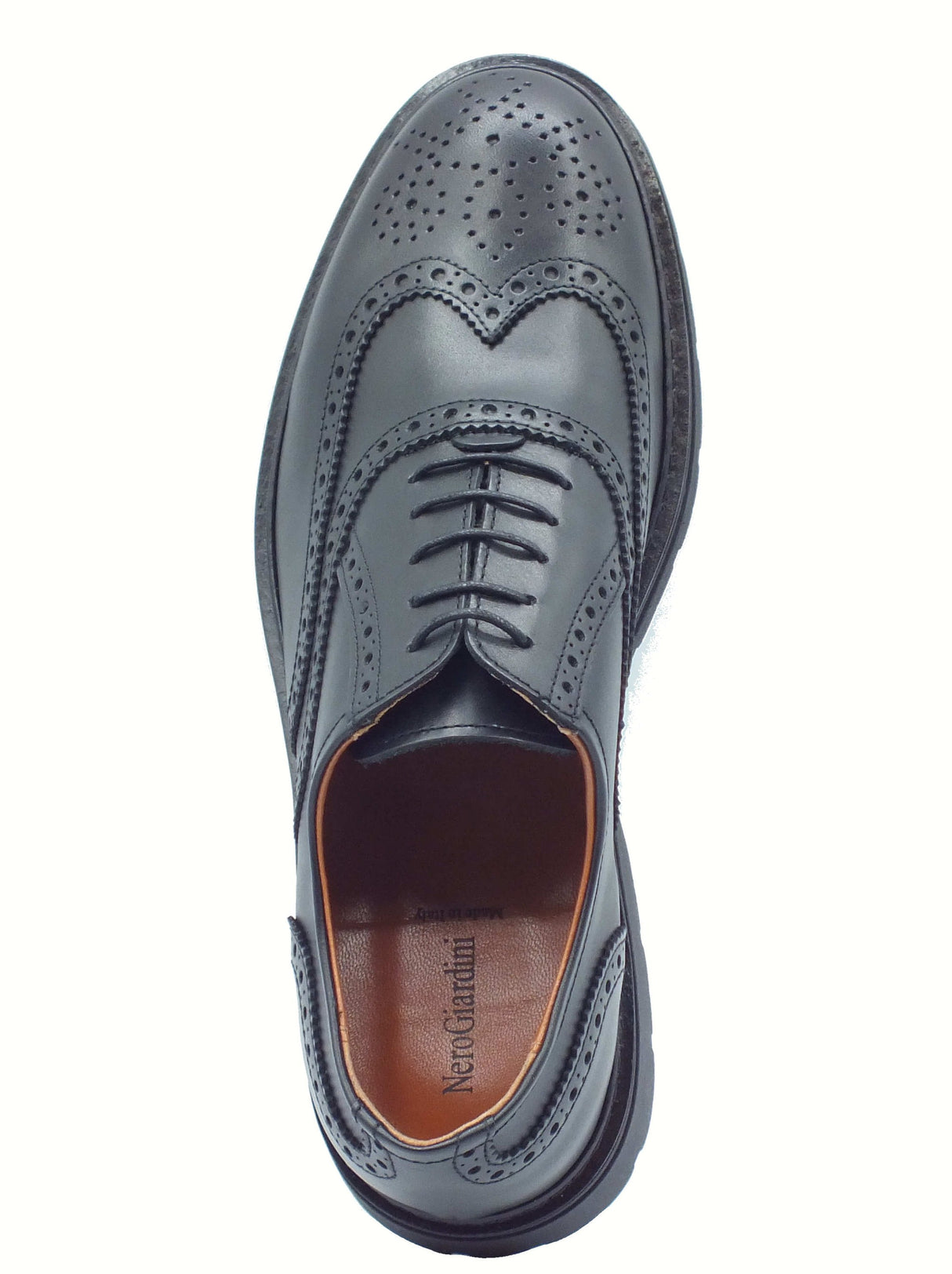 Nero Giardini NeroGiardini I500820 Ilcea Nero Scarpe eleganti per Uomo in pelle duilio Nero