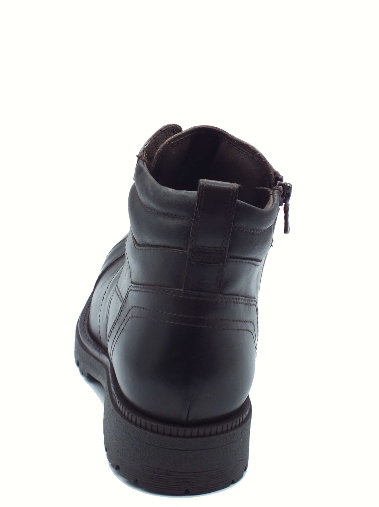 Nero Giardini NeroGiardini I501011U Kenia Caffè Anfibi per Uomo in pelle testa di moro con lacci e lampo Kenia Caffè