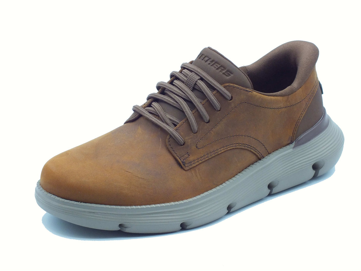 Skechers Skechers Slip-Ins 205353 Garza Duran Dark Brown Scarpe per uomo in econabuk marrone Dark Brown