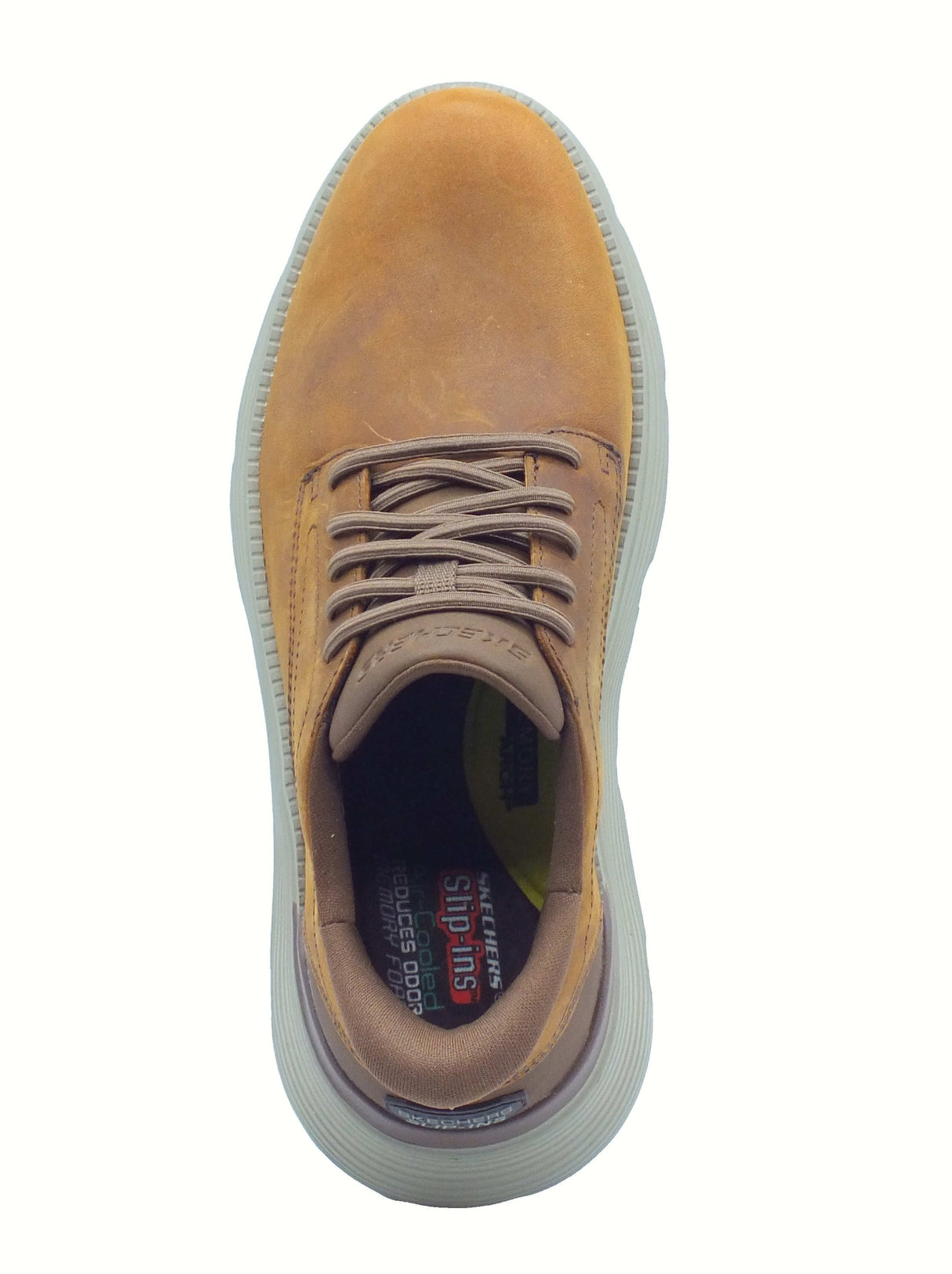 Skechers Skechers Slip-Ins 205353 Garza Duran Dark Brown Scarpe per uomo in econabuk marrone Dark Brown