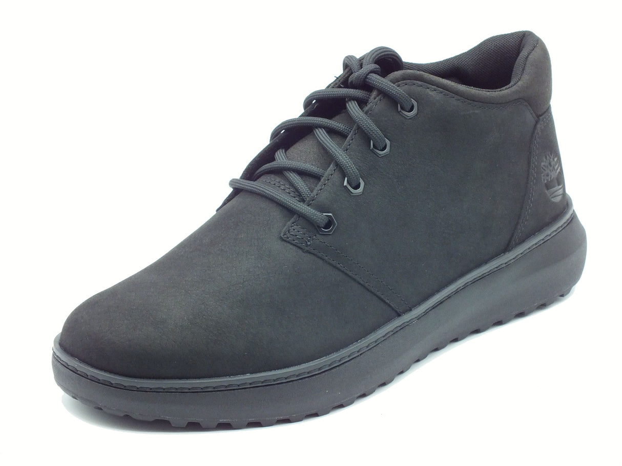 Timberland Timberland 0A69Q5 Hudson Road Black Scarponcini per Uomo in pelle nera Black