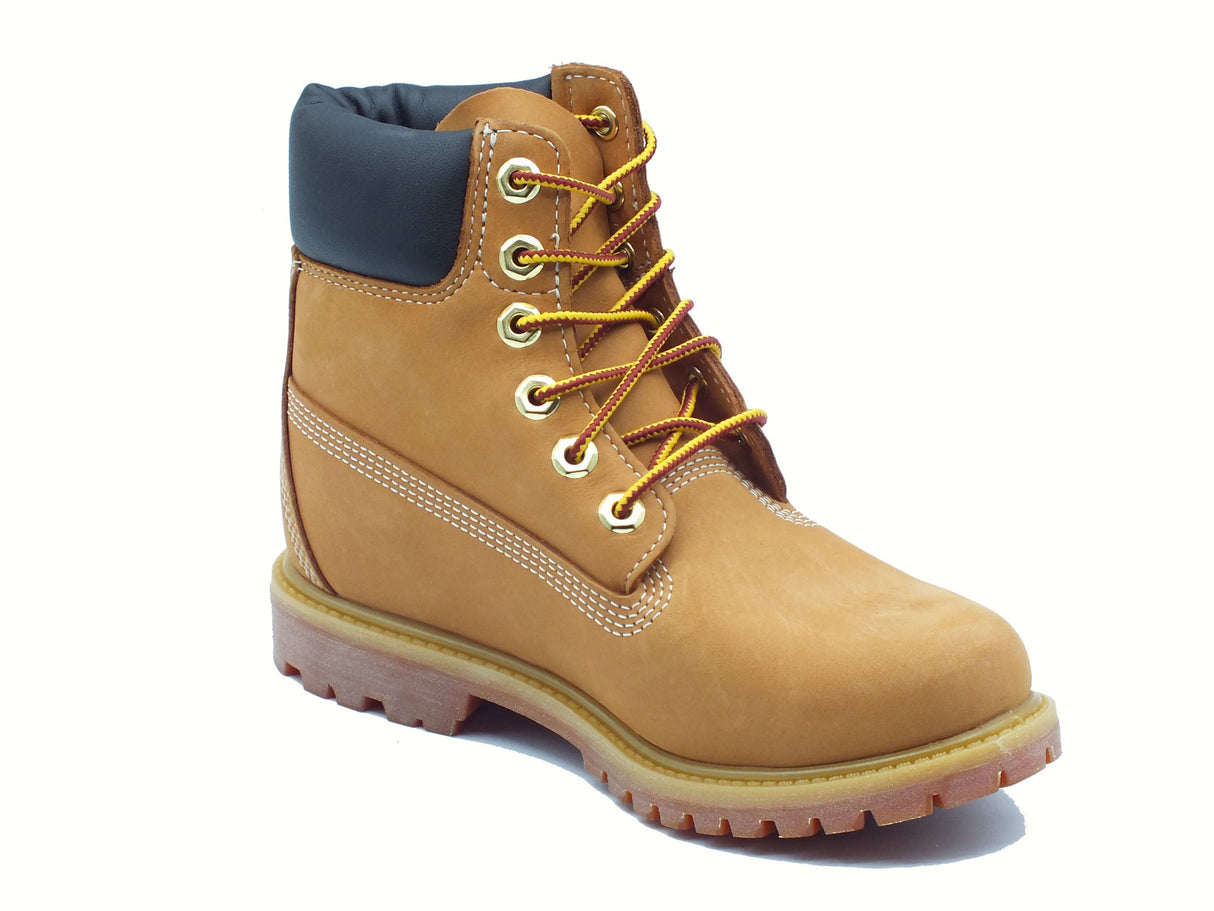Timberland Timberland 110361 Premium 6 Lace Wheat Scarponcini Donna in nabuk arancio Wheat