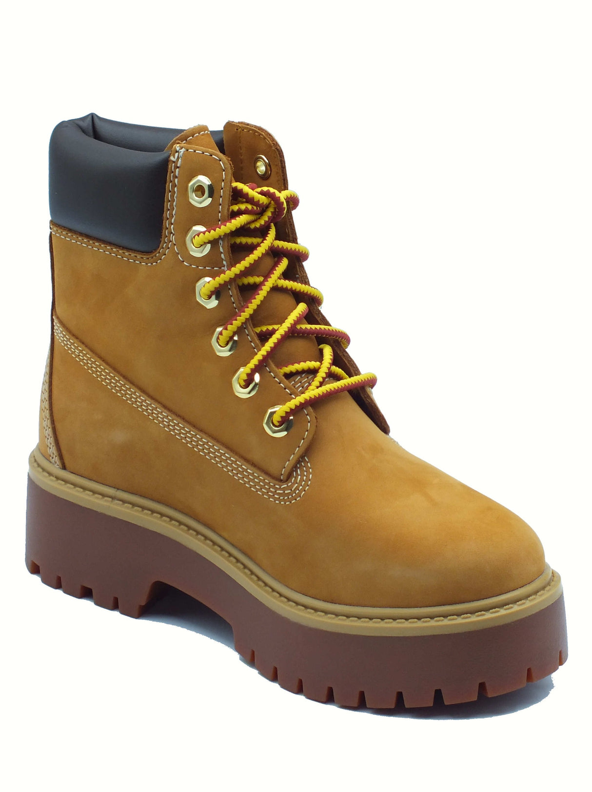 Timberland Timberland 1A5RJD Stone Street Wheat Scarponcini Donna in nabuk arancio Wheat