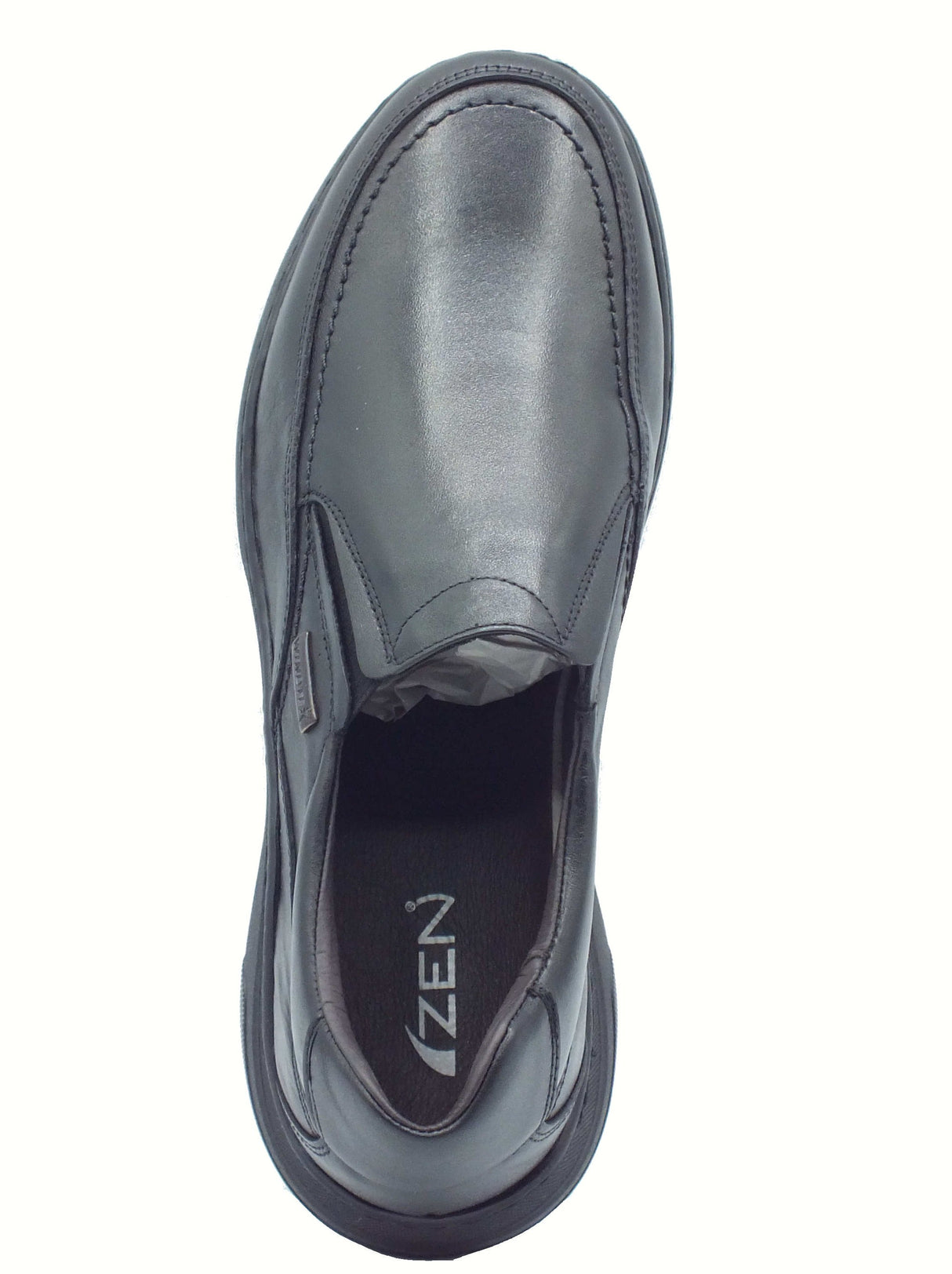 Zen Zen 99004 Nero Mocassini per Uomo in pelle flex light eco friendly memory Nero