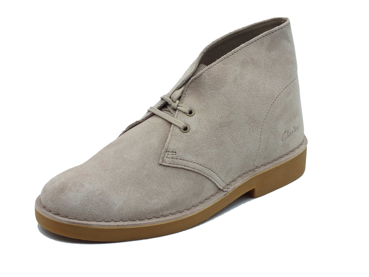 Clarks Clarks Scarpe Uomo Desert Bt Evo Sand Suede pelle beige Sand Suede