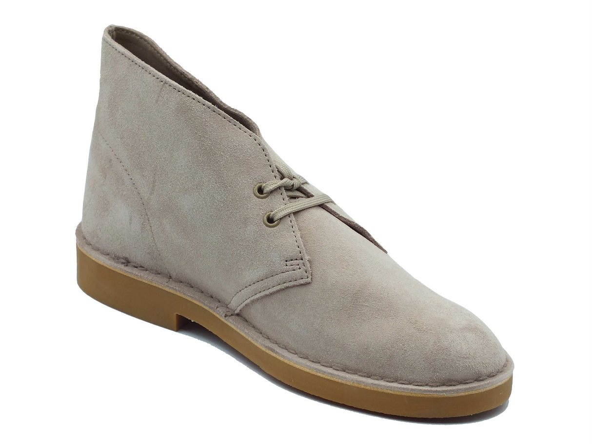 Clarks Clarks Scarpe Uomo Desert Bt Evo Sand Suede pelle beige Sand Suede