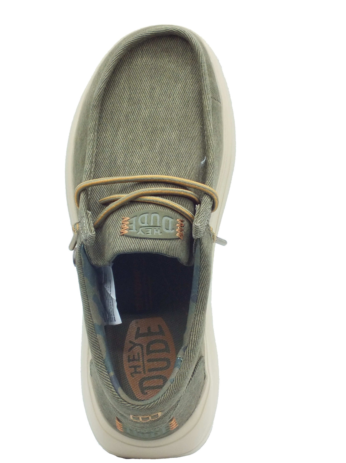 Hey Dude Hey Dude Scarpe Uomo 45113 Wally Comf Worn Burnt Olive sintetico verde Olive