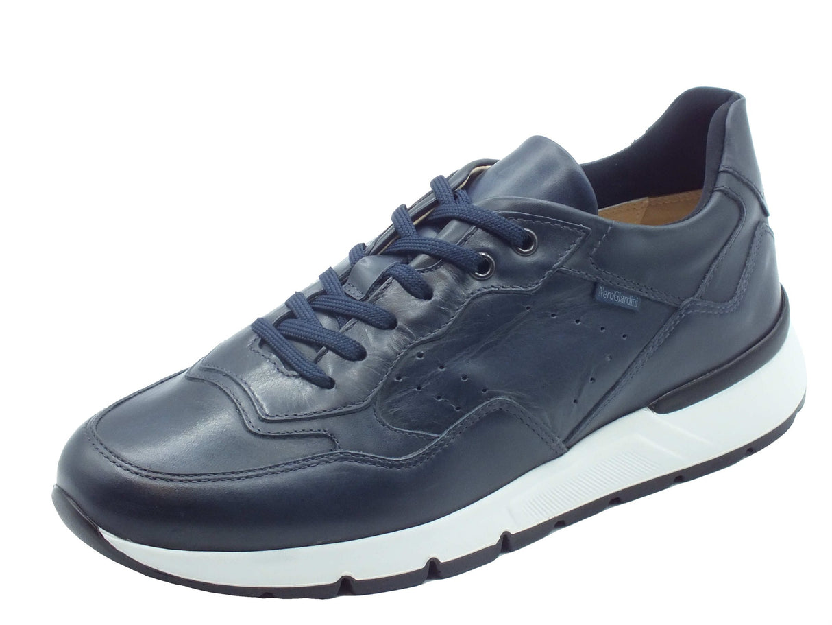 Nero Giardini Nero Giardini Scarpe Uomo E500640U Delavato Incanto pelle blu blu