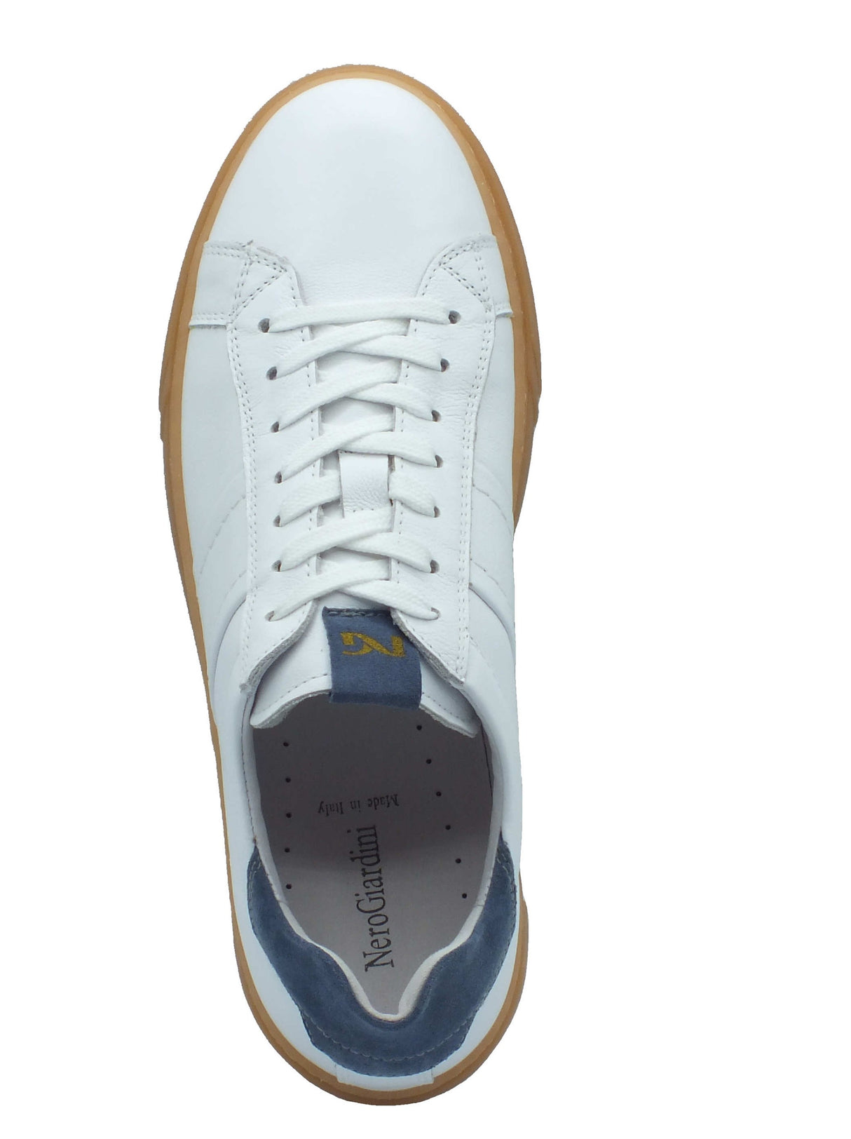 Nero Giardini Nero Giardini Sportive Uomo E500695U Cile Velour Bianco pelle bianco Bianco