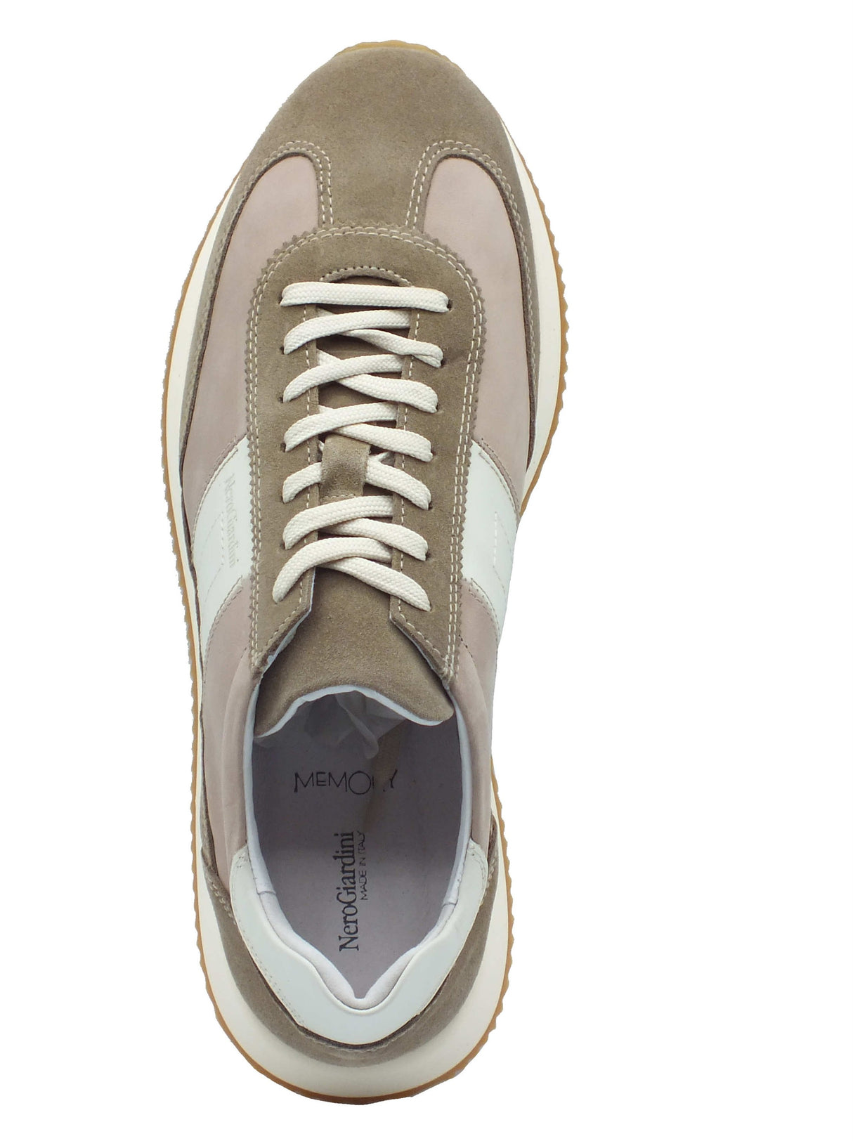 Nero Giardini Nero Giardini Sportive Uomo E601110U Arold Nepal Argilla pelle beige Argilla