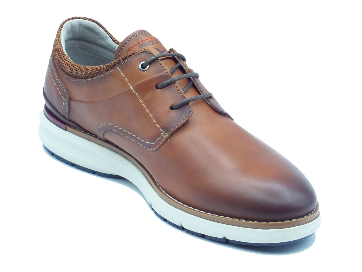 Pikolinos Pikolinos Scarpe Uomo Manacor M1A-4276C1 Brandy pelle marrone Brandy