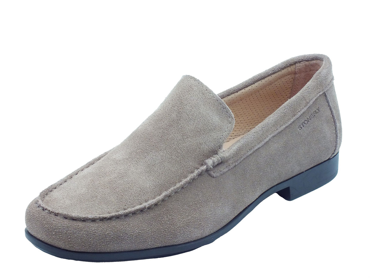 Stonefly Stonefly Mocassini Uomo 104701 Summer II Cement pelle grigio Cement
