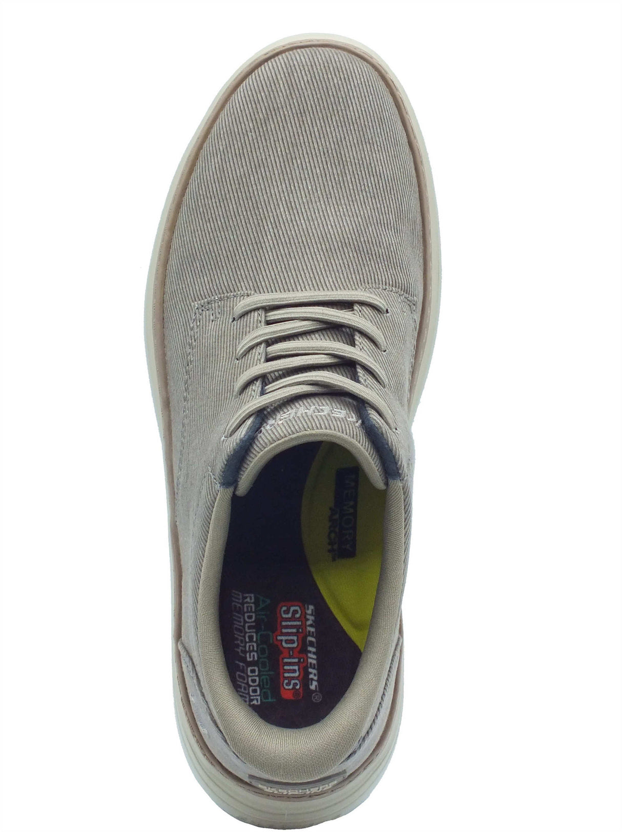 Skechers Skechers Sportive Uomo 205701 Hyland Justino Dark Taupe sintetico beige Taupe