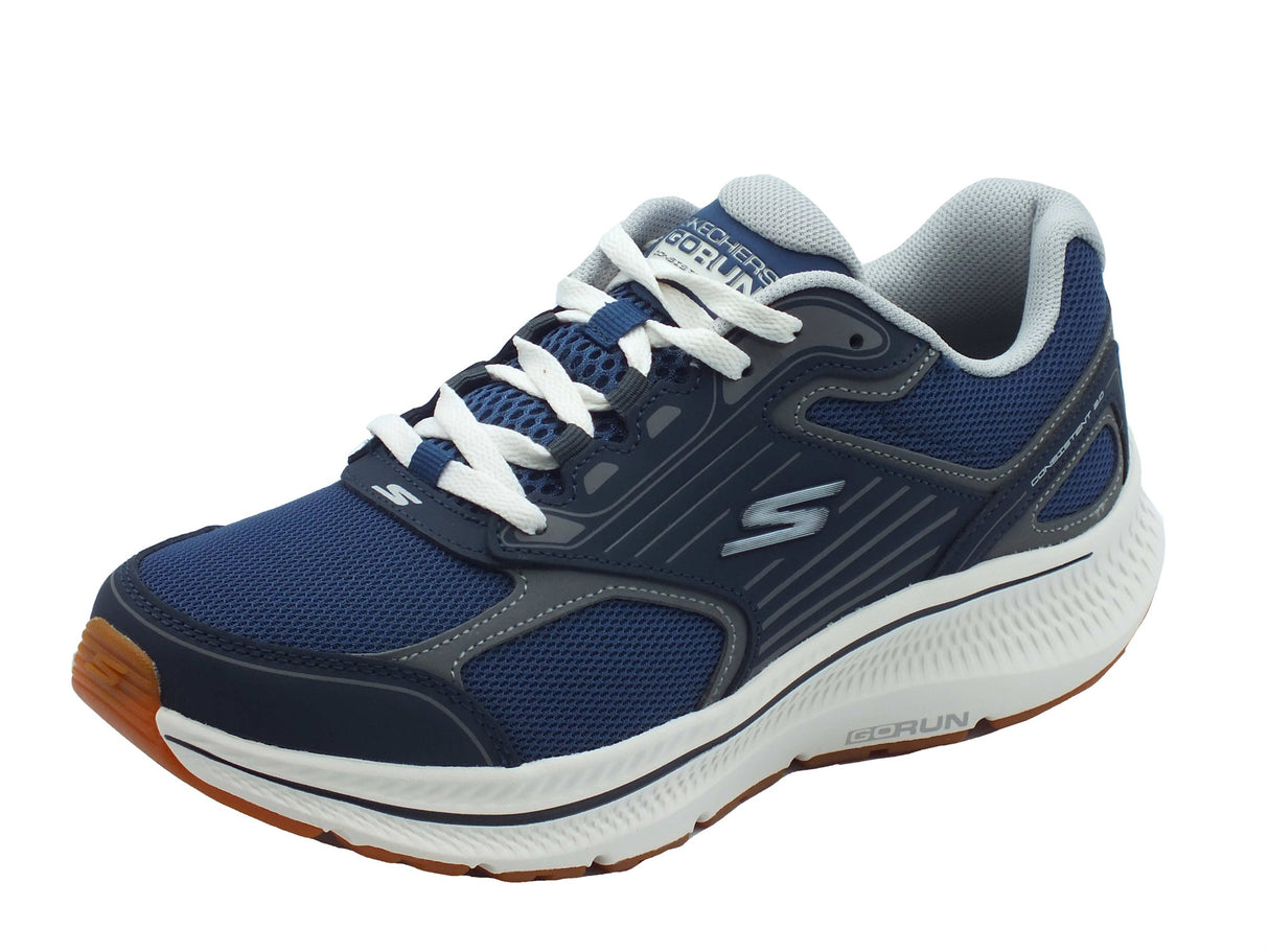 Skechers Skechers Sportive Uomo 220866 Go Rub Consistent Navy pelle blu Navy