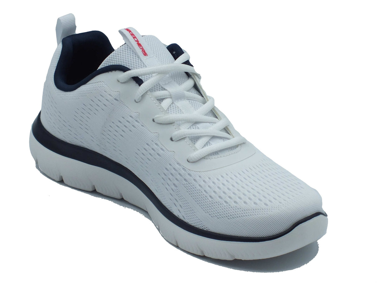 Skechers Skechers Sportive Uomo 232395 Summits White Navy sintetico bianco White Navy