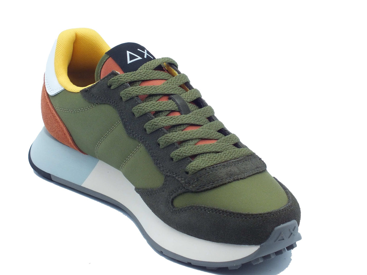 SUN68 SUN68 Sportive Uomo Z36115 Jaky Solid Militare sintetico verde Militare