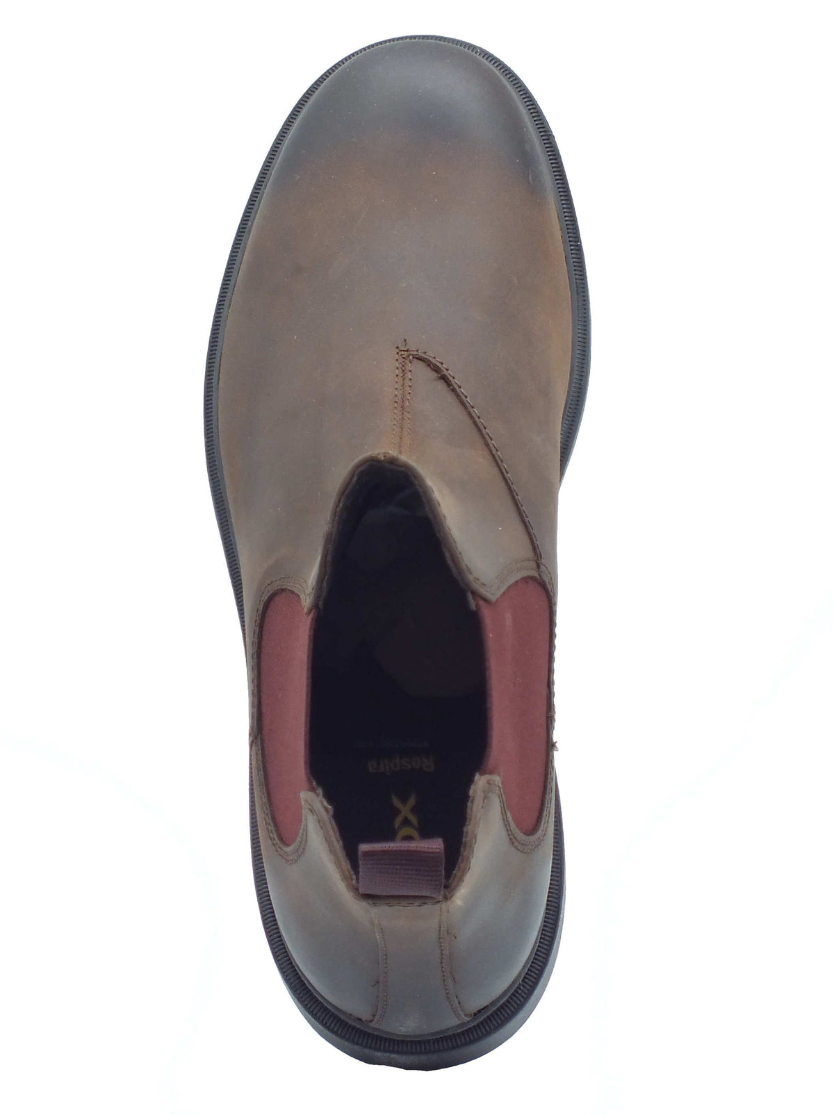 Geox Geox Scarponcini Uomo U16DDA Andalo Man Coffee Burgundy pelle marrone Burgundy