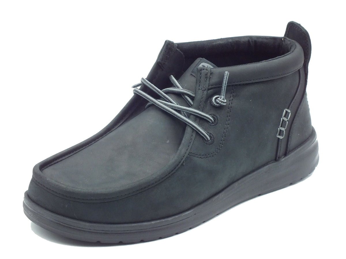 Hey Dude Hey Dude Scarponcini Uomo 45161 Wally Mid Gripr Black Black