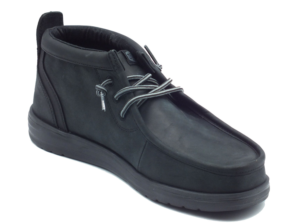 Hey Dude Hey Dude Scarponcini Uomo 45161 Wally Mid Gripr Black Black